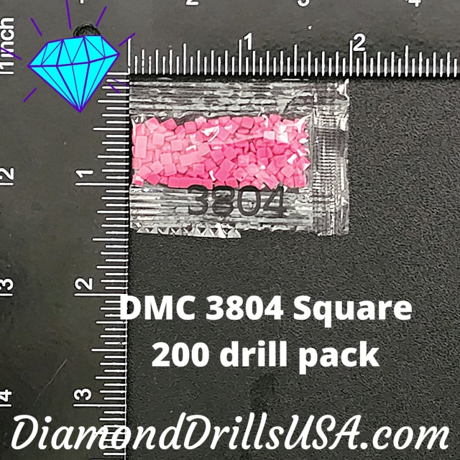 DMC 3804 SQUARE 5D Diamond Painting Drills Beads DMC 3804 