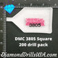 DMC 3805 SQUARE 5D Diamond Painting Drills Beads DMC 3805 
