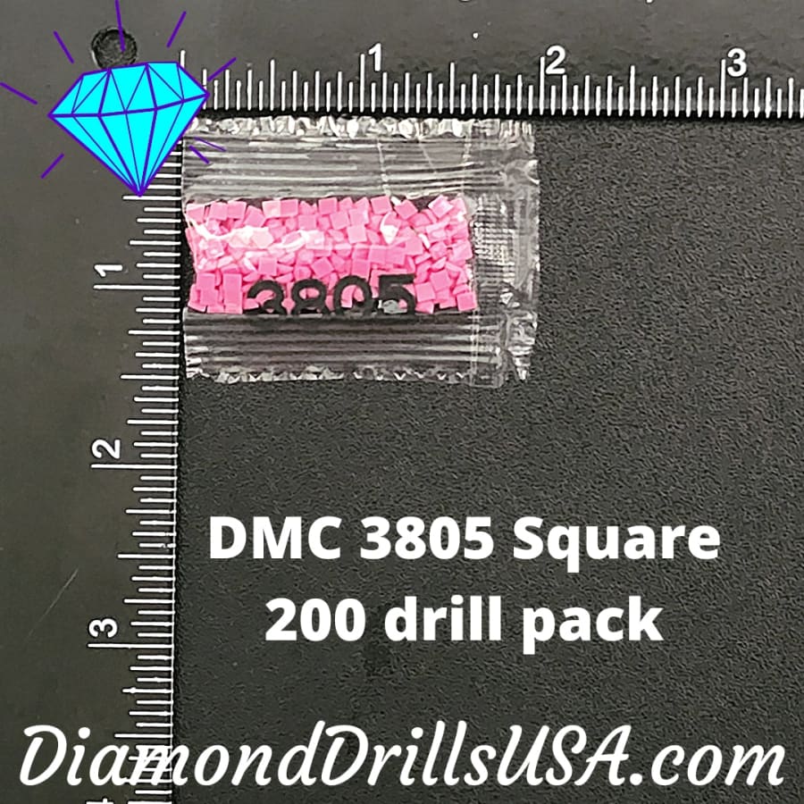 DMC 3805 SQUARE 5D Diamond Painting Drills Beads DMC 3805 