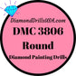 DMC 3806 ROUND 5D Diamond Painting Drills Beads DMC 3806 