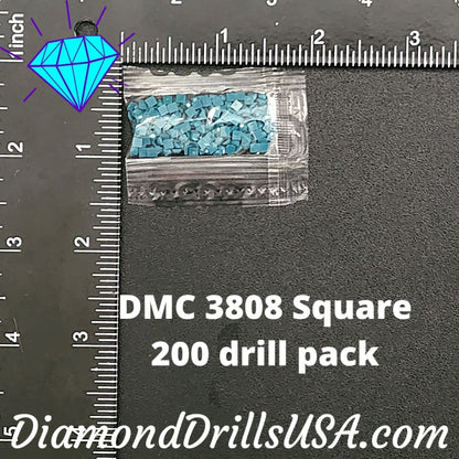 DMC 3808 SQUARE 5D Diamond Painting Drills Beads DMC 3808 