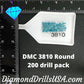DMC 3810 ROUND 5D Diamond Painting Drills Beads DMC 3810 