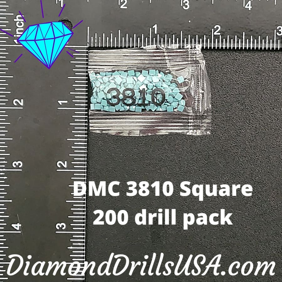 DMC 3810 SQUARE 5D Diamond Painting Drills Beads DMC 3810 