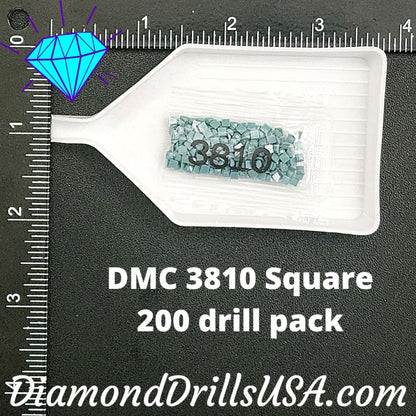 DMC 3810 SQUARE 5D Diamond Painting Drills Beads DMC 3810 
