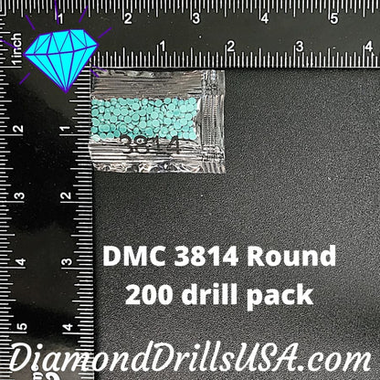 DMC 3814 ROUND 5D Diamond Painting Drills Beads DMC 3814 