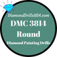 DMC 3814 ROUND 5D Diamond Painting Drills Beads DMC 3814 
