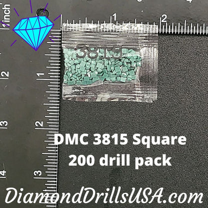 DMC 3815 SQUARE 5D Diamond Painting Drills Beads DMC 3815 