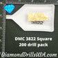 DMC 3822 SQUARE 5D Diamond Painting Drills Beads DMC 3822 