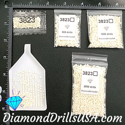 DMC 3823 SQUARE 5D Diamond Painting Drills Beads DMC 3823 
