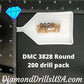 DMC 3828 ROUND 5D Diamond Painting Drills Beads DMC 3828 