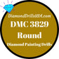 DMC 3829 ROUND 5D Diamond Painting Drills Beads DMC 3829 