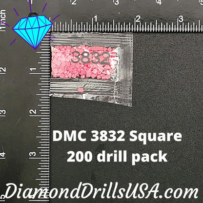 DMC 3832 SQUARE 5D Diamond Painting Drills Beads DMC 3832 