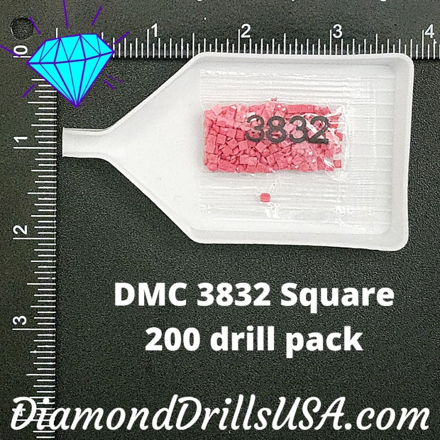 DMC 3832 SQUARE 5D Diamond Painting Drills Beads DMC 3832 
