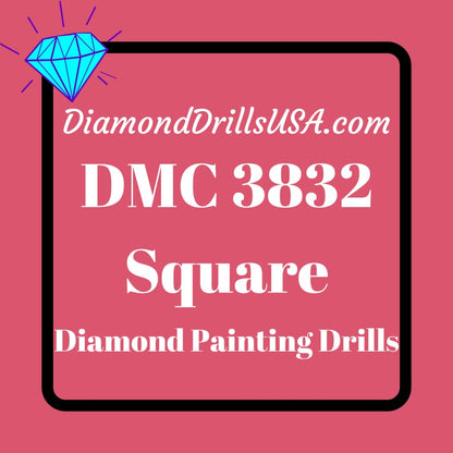 DMC 3832 SQUARE 5D Diamond Painting Drills Beads DMC 3832 