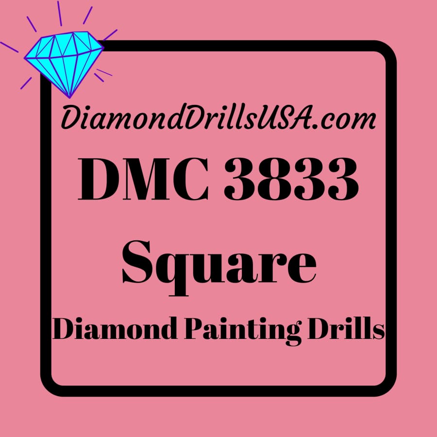 DMC 3833 SQUARE 5D Diamond Painting Drills Beads DMC 3833 