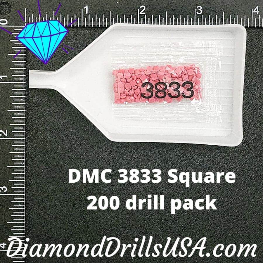 DMC 3833 SQUARE 5D Diamond Painting Drills Beads DMC 3833 