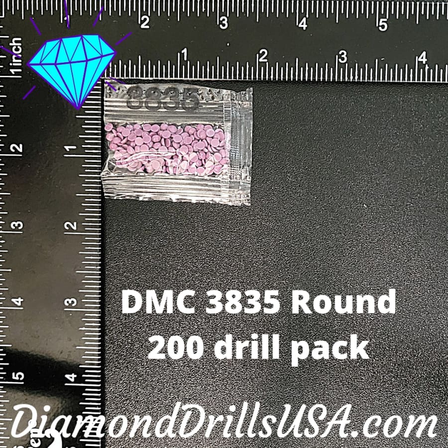 DMC 3835 ROUND 5D Diamond Painting Drills Beads DMC 3835 