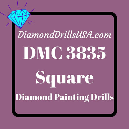 DMC 3835 SQUARE 5D Diamond Painting Drills Beads DMC 3835 