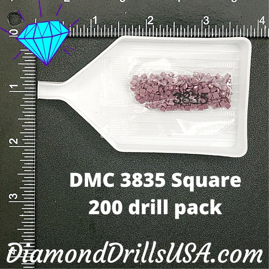DMC 3835 SQUARE 5D Diamond Painting Drills Beads DMC 3835 