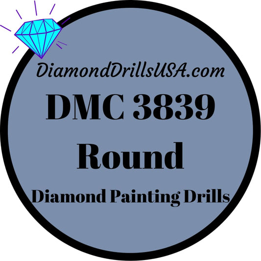 DMC 3839 ROUND 5D Diamond Painting Drills Beads DMC 3839 