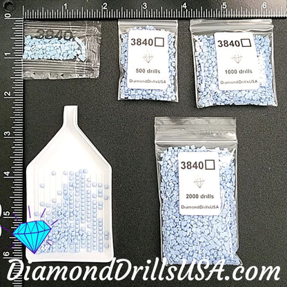 DMC 3840 SQUARE 5D Diamond Painting Drills Beads DMC 3840 