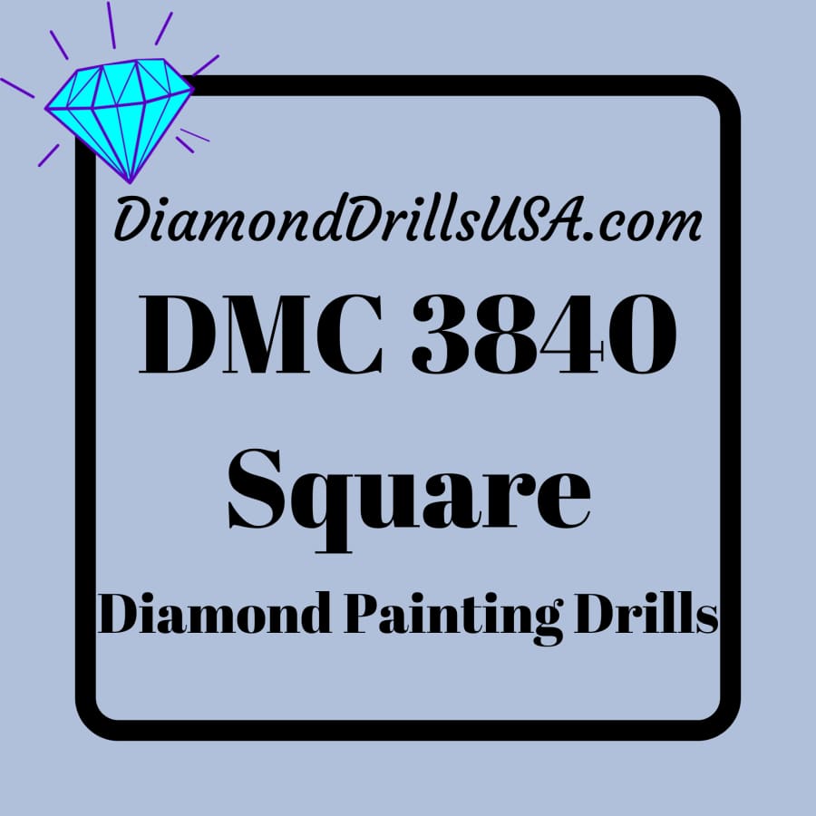 DMC 3840 SQUARE 5D Diamond Painting Drills Beads DMC 3840 