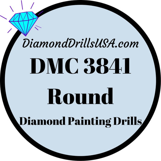 DMC 3841 ROUND 5D Diamond Painting Drills Beads DMC 3841 