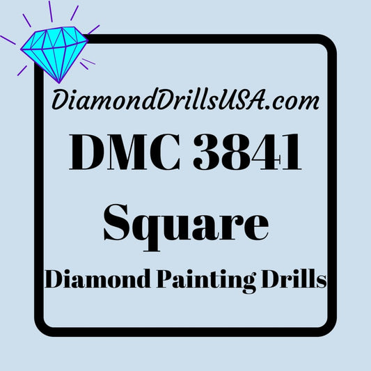 DMC 3841 SQUARE 5D Diamond Painting Drills Beads DMC 3841 