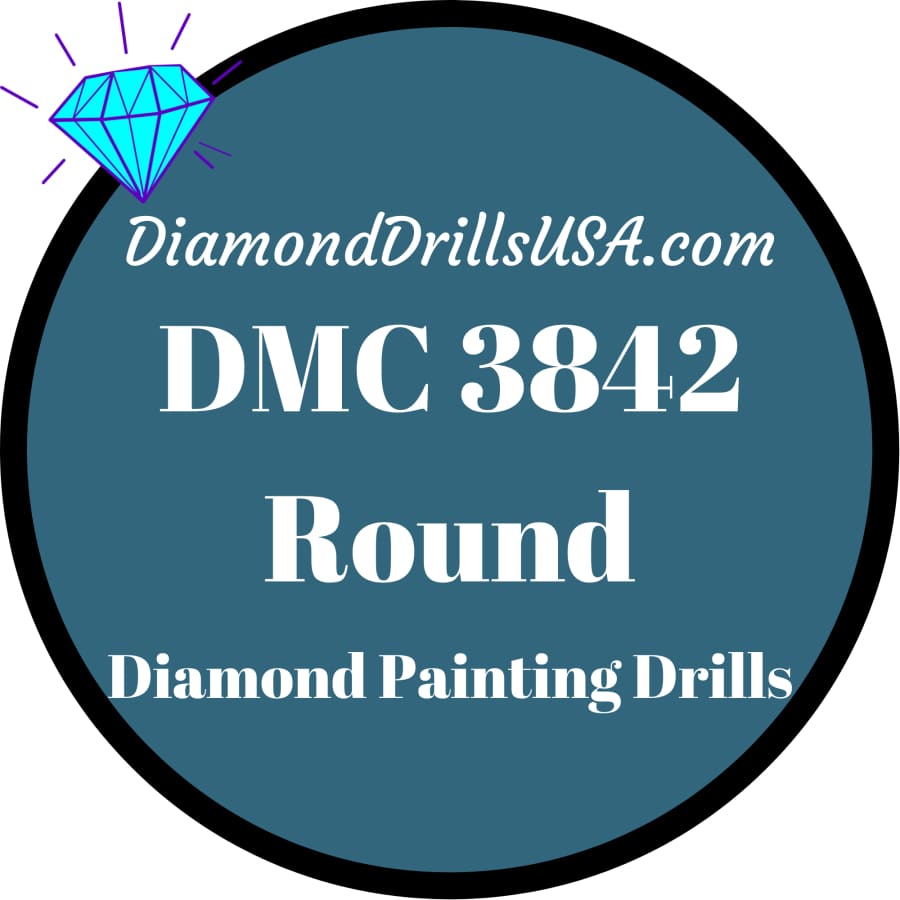DMC 3842 ROUND 5D Diamond Painting Drills Beads DMC 3842 