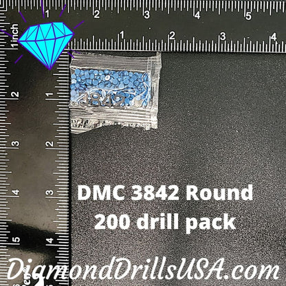 DMC 3842 ROUND 5D Diamond Painting Drills Beads DMC 3842 