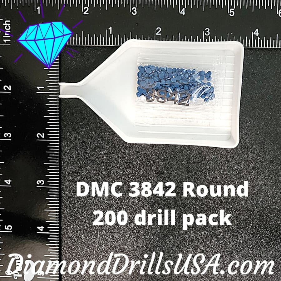 DMC 3842 ROUND 5D Diamond Painting Drills Beads DMC 3842 