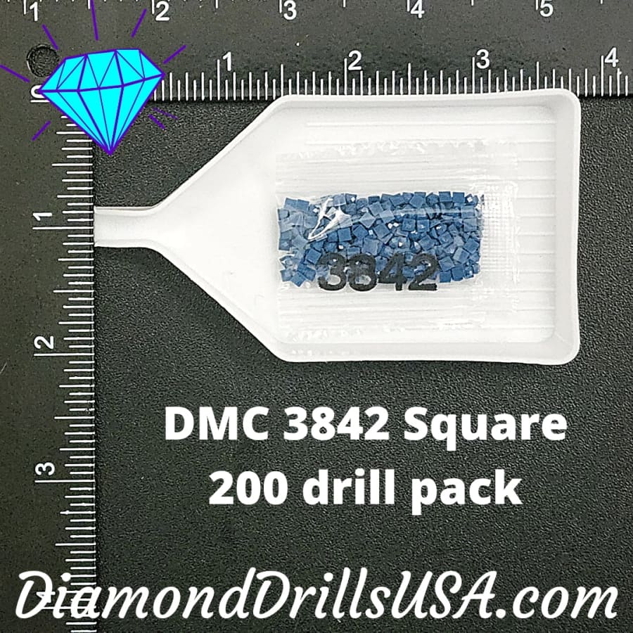 DMC 3842 SQUARE 5D Diamond Painting Drills Beads DMC 3842 