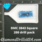 DMC 3843 SQUARE 5D Diamond Painting Drills Beads DMC 3843 