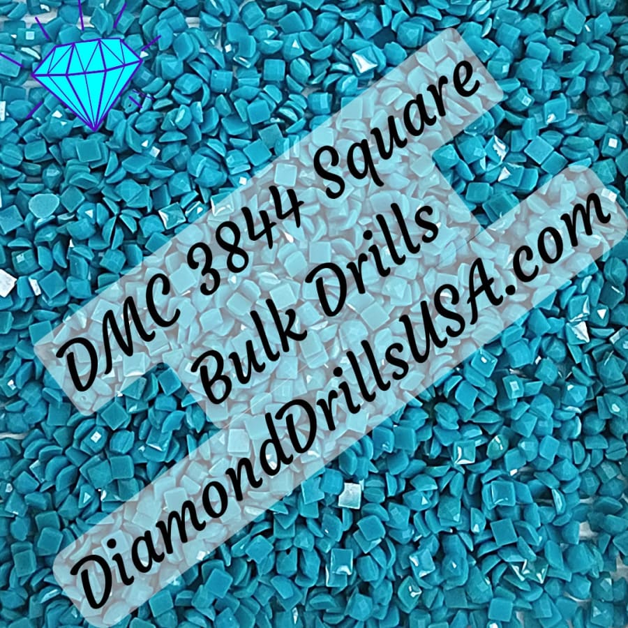 DMC 3844 SQUARE 5D Diamond Painting Drills Beads DMC 3844 