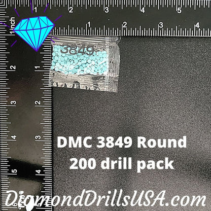 DMC 3849 ROUND 5D Diamond Painting Drills Beads DMC 3849 