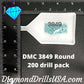 DMC 3849 ROUND 5D Diamond Painting Drills Beads DMC 3849 
