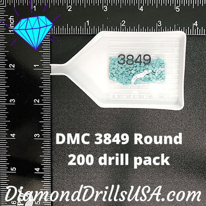 DMC 3849 ROUND 5D Diamond Painting Drills Beads DMC 3849 