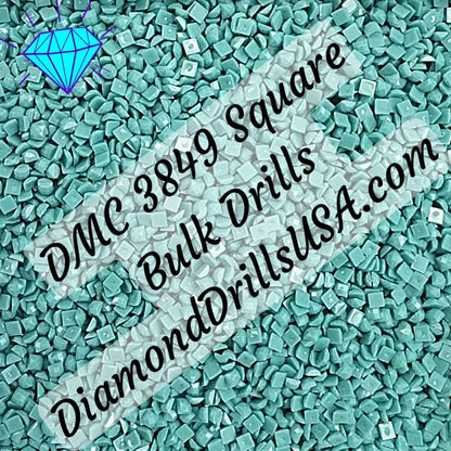DMC 3849 SQUARE 5D Diamond Painting Drills Beads DMC 3849 