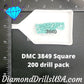 DMC 3849 SQUARE 5D Diamond Painting Drills Beads DMC 3849 