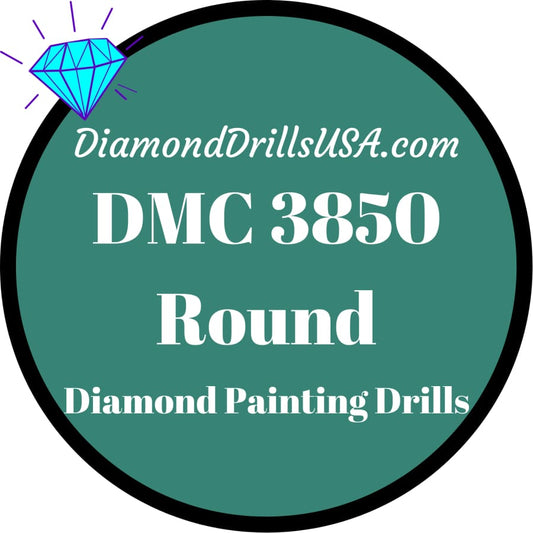 DMC 3850 ROUND 5D Diamond Painting Drills Beads DMC 3850 