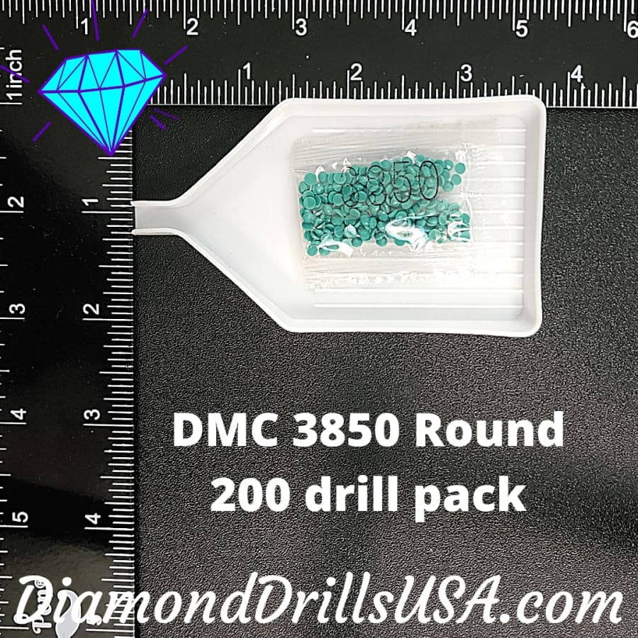 DMC 3850 ROUND 5D Diamond Painting Drills Beads DMC 3850 