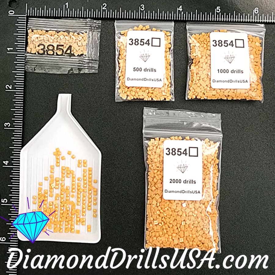 DMC 3854 SQUARE 5D Diamond Painting Drills Beads DMC 3854 