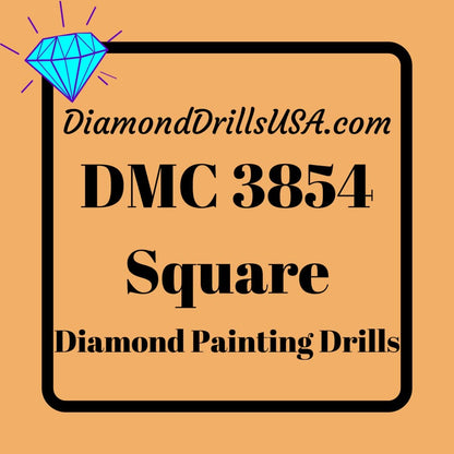 DMC 3854 SQUARE 5D Diamond Painting Drills Beads DMC 3854 
