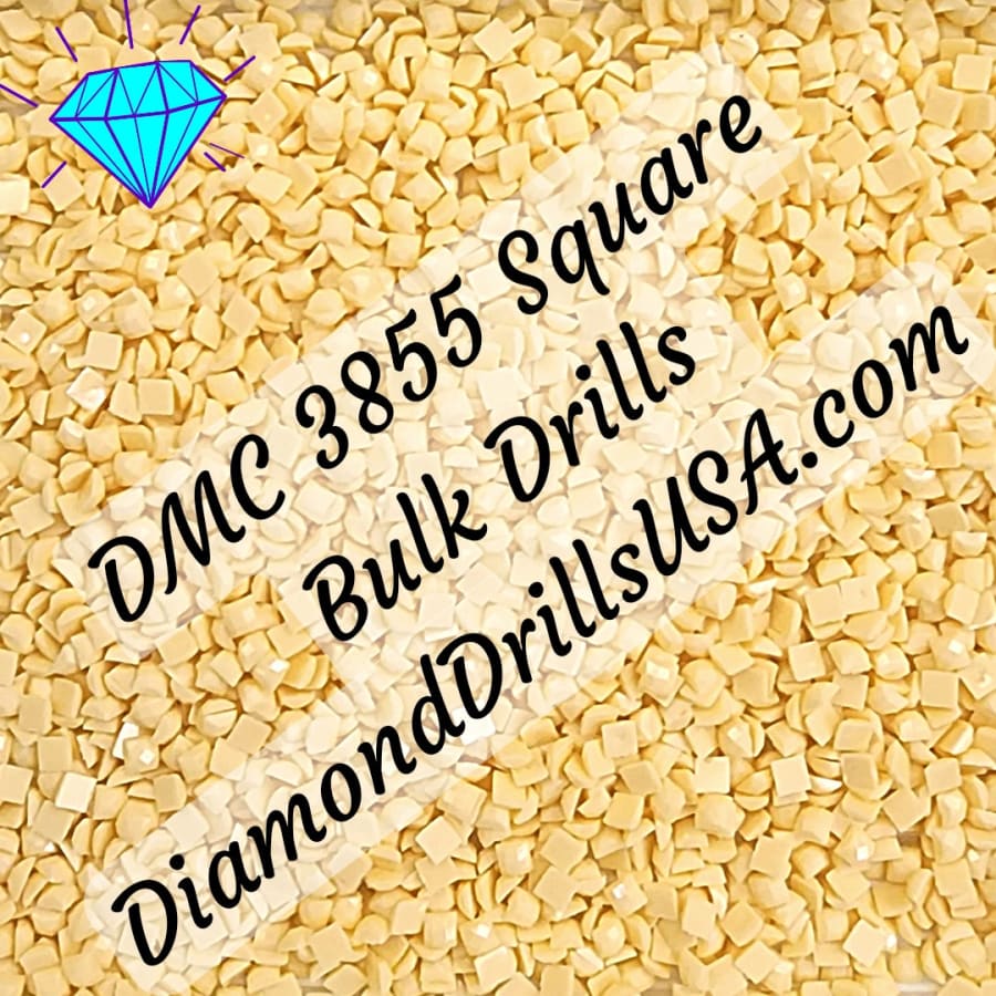 DMC 3855 SQUARE 5D Diamond Painting Drills Beads DMC 3855 