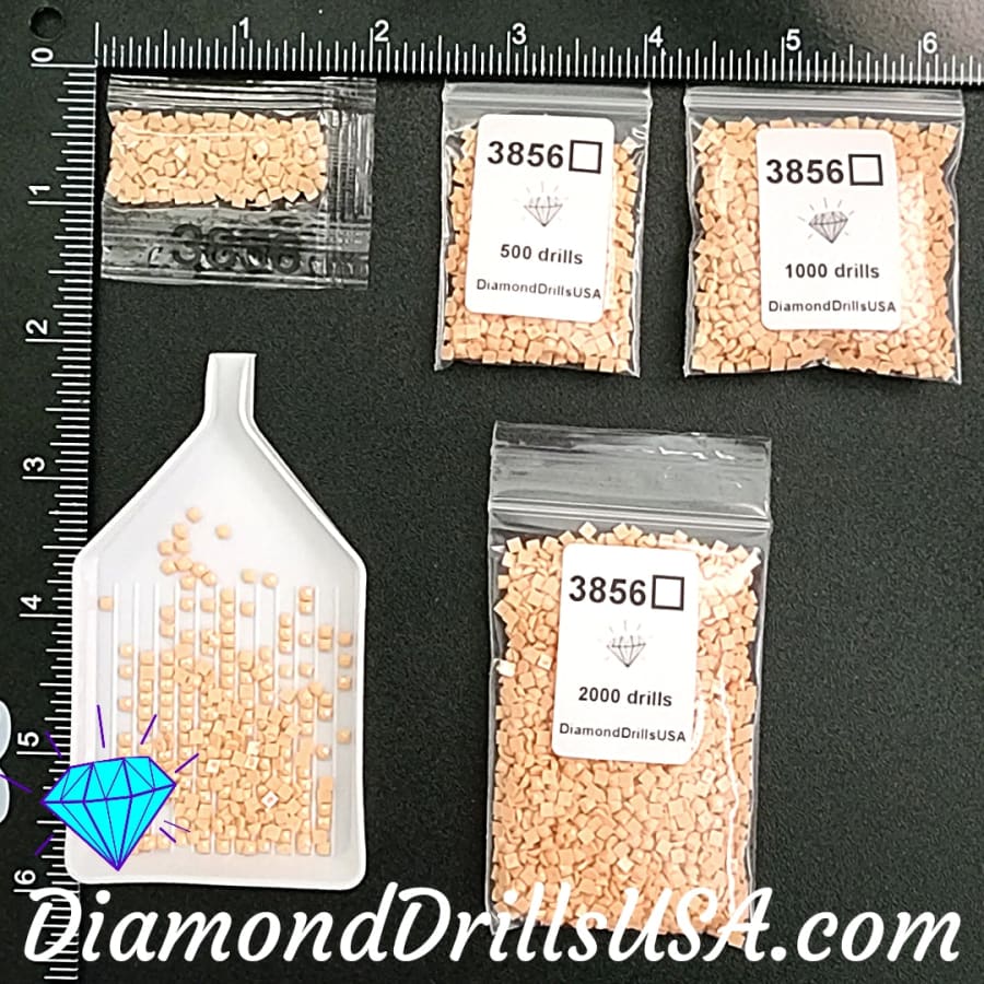 DMC 3856 SQUARE 5D Diamond Painting Drills Beads DMC 3856 