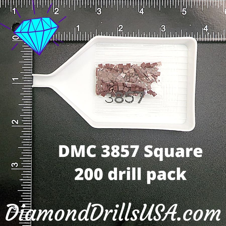 DMC 3857 SQUARE 5D Diamond Painting Drills Beads DMC 3857 