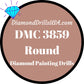 DMC 3859 ROUND 5D Diamond Painting Drills Beads DMC 3859 