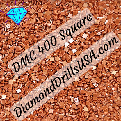 DMC 400 SQUARE Diamond Painting Drills Beads DMC 400 Dark 