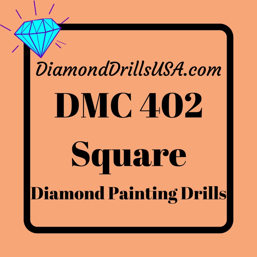 DMC 402 SQUARE 5D Diamond Painting Drills Beads DMC 402 Very