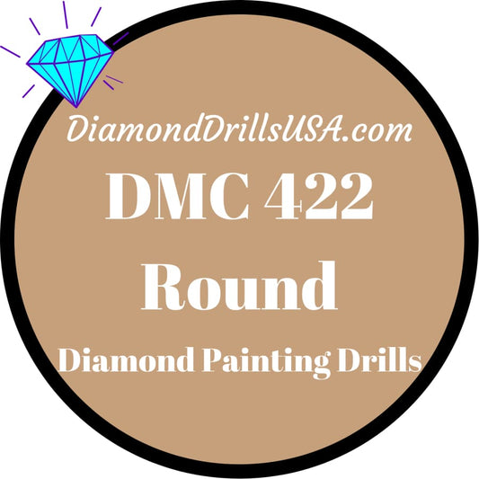 DMC 422 ROUND 5D Diamond Painting Drills Beads 422 Light 